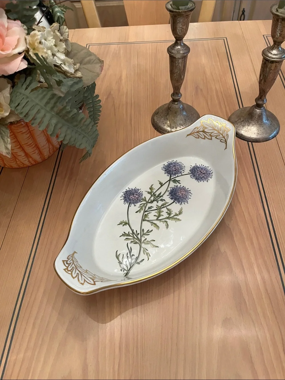 SPODE “Gilia” Floral Casserole dish